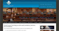 Desktop Screenshot of floridaforensicpsychology.com